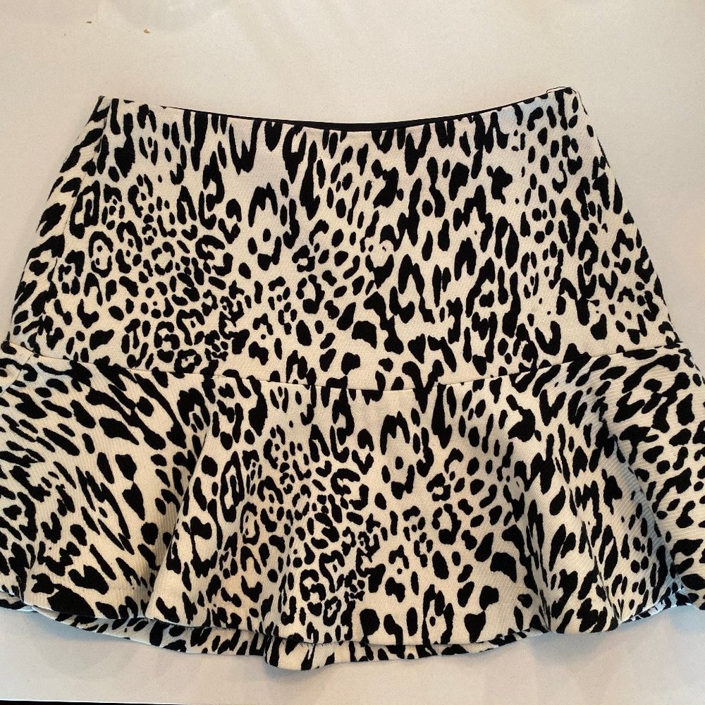 Zara Leopard Skirt Size XS